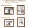 11x14 Rustic Picture Frame with Mat|Natural Wood 11 x 14 Photo Frame with Real Glass| Distressed Edge Design | Vintage Gallery Frame|Mounting Display for Farmhouse Wall Decor, Walnut